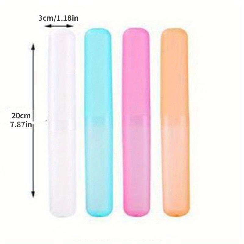 5pcs Toothbrush Storage Case Portable Travel Mouthwash Brushing Cup