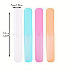 5pcs Toothbrush Storage Case Portable Travel Mouthwash Brushing Cup