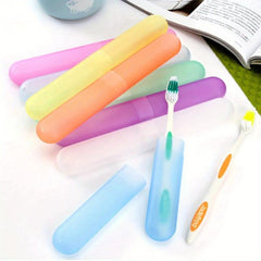 5pcs Toothbrush Storage Case Portable Travel Mouthwash Brushing Cup