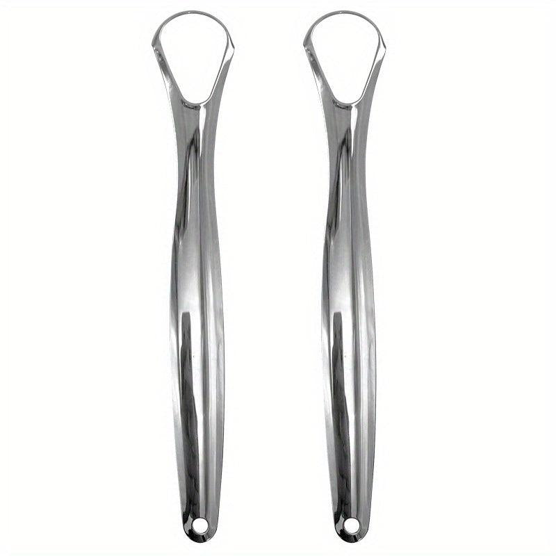Stainless Steel Tongue Cleaner for Bad Breath - Oral Care Tool
