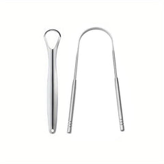 Stainless Steel Tongue Cleaner for Bad Breath - Oral Care Tool