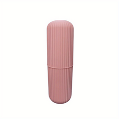 Portable Toothbrush Set with Rinse Cup & Toothpaste Cartridge Box