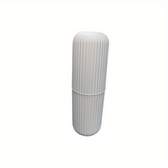 Portable Toothbrush Set with Rinse Cup & Toothpaste Cartridge Box