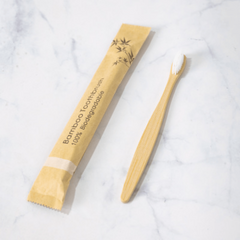 Bamboo Biodegradable Toothbrush Eco Friendly Manual Wooden Handle Soft Bristles