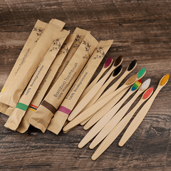 Bamboo Biodegradable Toothbrush Eco Friendly Manual Wooden Handle Soft Bristles