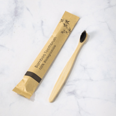 Bamboo Biodegradable Toothbrush Eco Friendly Manual Wooden Handle Soft Bristles