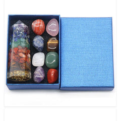 Natural Crystal Stones Set Chakras Gemstone Healing Stone Yoga Balance Energy