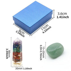 Natural Crystal Stones Set Chakras Gemstone Healing Stone Yoga Balance Energy