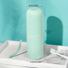 Portable Travel Toothbrush Storage Box Gargle Cup Holder