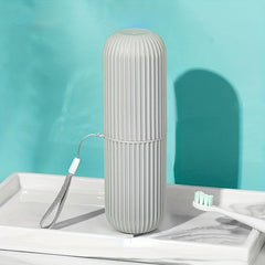 Portable Travel Toothbrush Storage Box Gargle Cup Holder