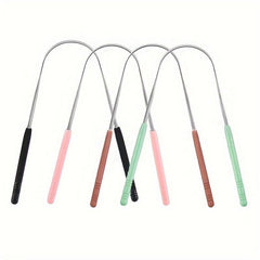 Stainless Steel Tongue Scraper Bad Breath Oral Care Tool