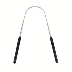 Stainless Steel Tongue Scraper Bad Breath Oral Care Tool