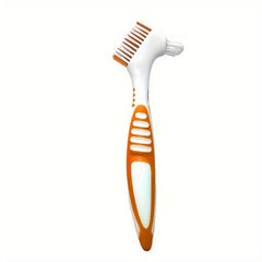 2pcs Denture Cleaning Brush Hard Denture Brush Oral Care Toothbrush