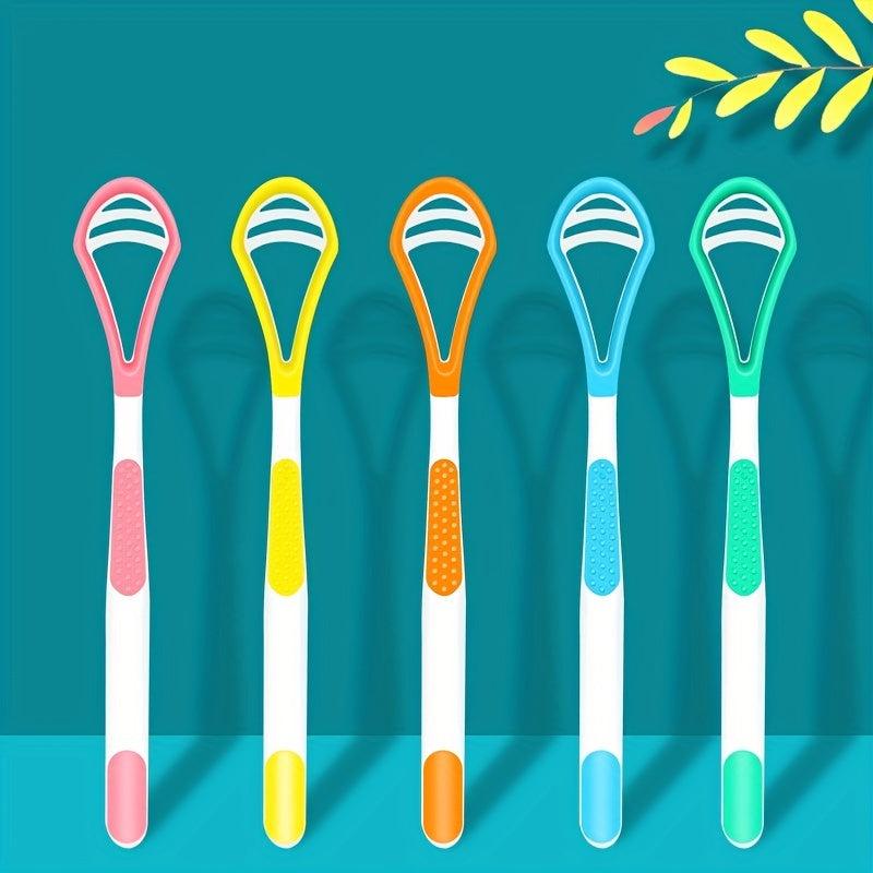 1pc 5pcs Tongue Scraper Reduce Bad Breath Oral Care silicone Tongue Cleaners
