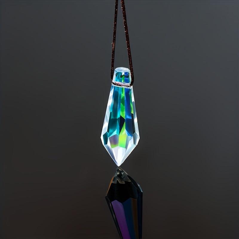 10pcs Sun Catcher Crystal Icicle Prism Pendant Chandelier DIY Parts