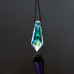 10pcs Sun Catcher Crystal Icicle Prism Pendant Chandelier DIY Parts