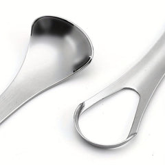 3pcs Tongue Scraper Reduce Bad Breath Stainless Steel Cleaners Oral Care
