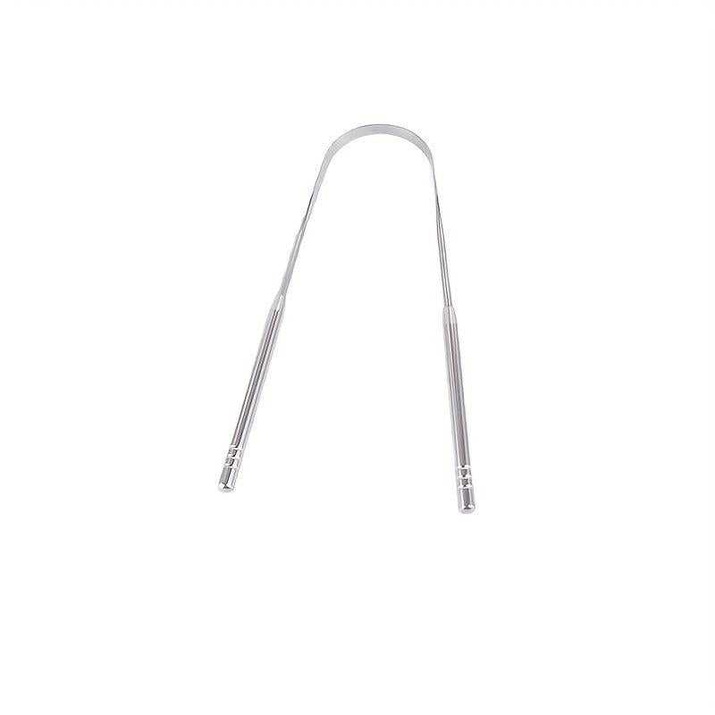 3pcs Tongue Scraper Reduce Bad Breath Stainless Steel Cleaners Oral Care