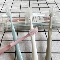 Colorful Soft Toothbrushes for Deep Oral Care, Set of 4