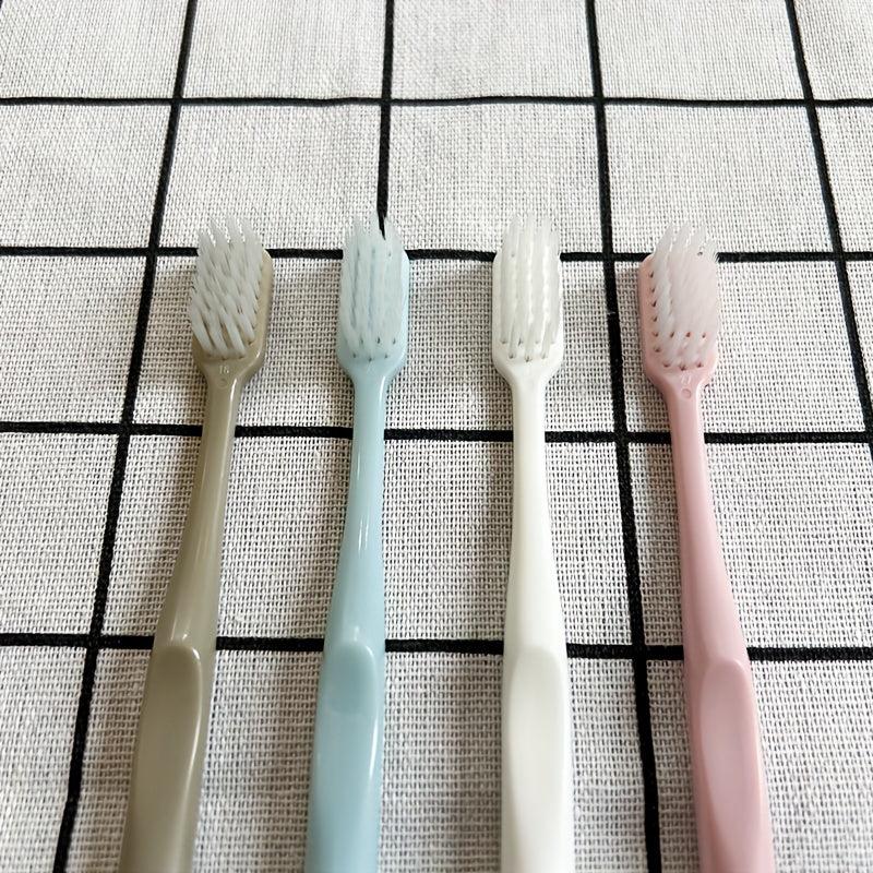 Colorful Soft Toothbrushes for Deep Oral Care, Set of 4