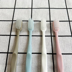 Colorful Soft Toothbrushes for Deep Oral Care, Set of 4