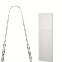 Long Handle U-shaped Tongue Scraper Stainless Steel Tongue Cleaners