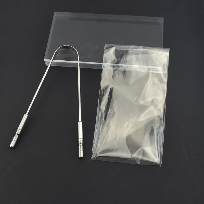 Long Handle U-shaped Tongue Scraper Stainless Steel Tongue Cleaners