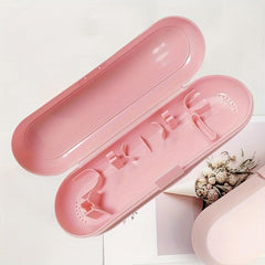 Pink Toothbrush Travel Case Eco-Friendly Plastic