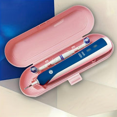 Pink Toothbrush Travel Case Eco-Friendly Plastic