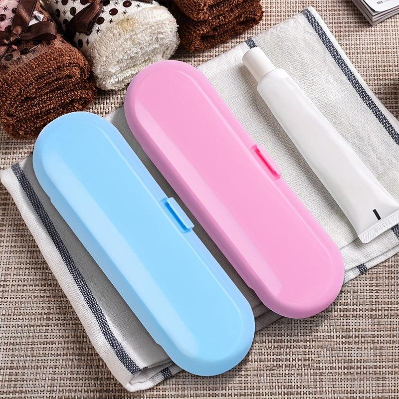 Pink Toothbrush Travel Case Eco-Friendly Plastic