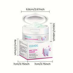 Mint Teeth Whitening Powder Teeth Polishing Deep Cleaning Powder