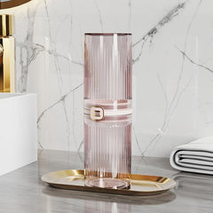 Travel Toothbrush Storage Box Gargle Cup Holder