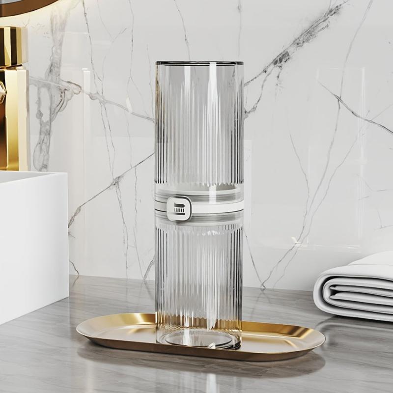 Travel Toothbrush Storage Box Gargle Cup Holder