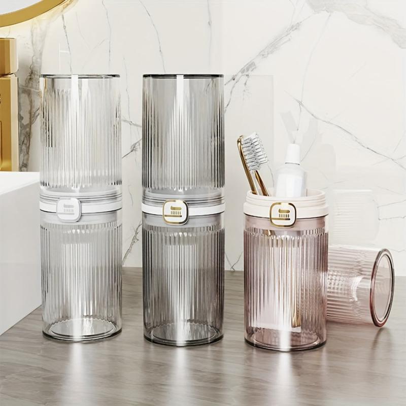 Travel Toothbrush Storage Box Gargle Cup Holder