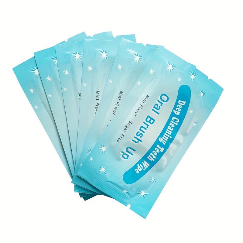 10pcs Disposable Teeth Wipe for Oral Health