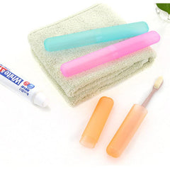 2pcs Portable Toothbrush Box Cup Multifunctional Travel Containers