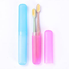 2pcs Portable Toothbrush Box Cup Multifunctional Travel Containers