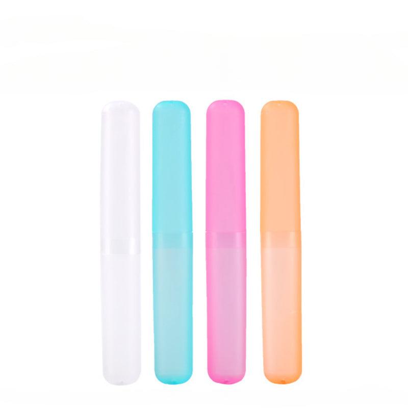 2pcs Portable Toothbrush Box Cup Multifunctional Travel Containers