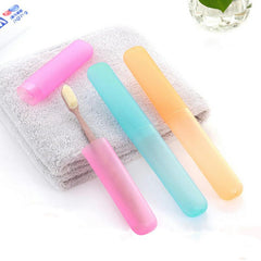 2pcs Portable Toothbrush Box Cup Multifunctional Travel Containers