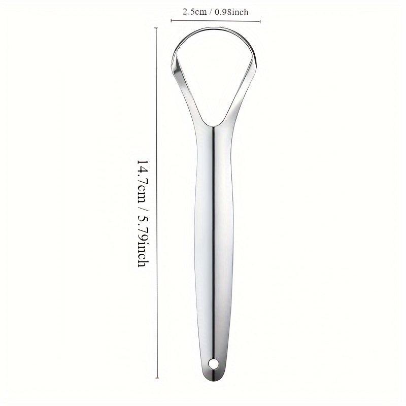 3pcs Stainless Steel Tongue Scraper Oral Care Tool for Adults