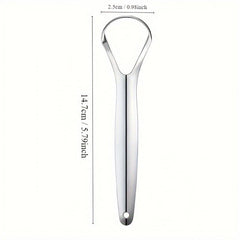 3pcs Stainless Steel Tongue Scraper Oral Care Tool for Adults