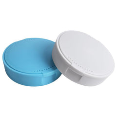Denture Aligner Case With Mirror Mouthguard Box Holder False Teeth Storage