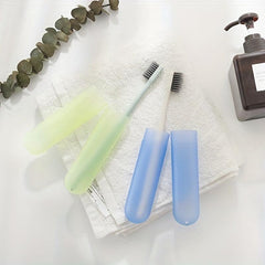 4pcs Portable Travel Toothbrush Box Gargle Cup