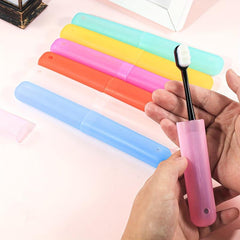 5pcs Portable Toothbrush Storage Case Traveling Cup Holder
