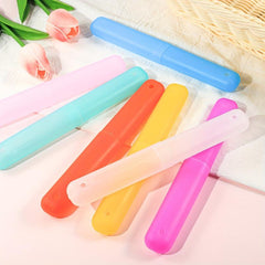 5pcs Portable Toothbrush Storage Case Traveling Cup Holder