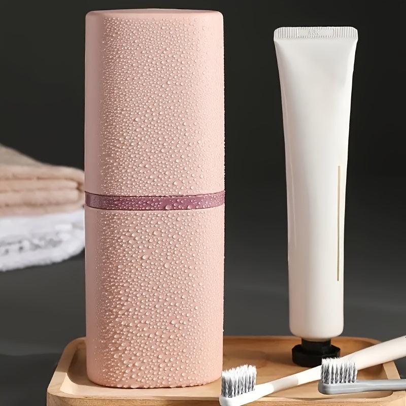 Travel Toothbrush Storage Container Toothpaste Holder Gargle Cup