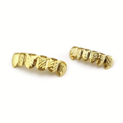 Golden Hip Hop Grills Teeth Set for Men & Women