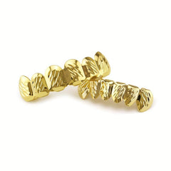 Golden Hip Hop Grills Teeth Set for Men & Women