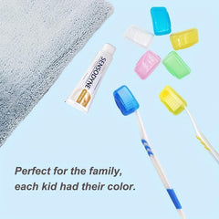 20 Pack Toothbrush Head Covers Portable Caps Case Protector Home Outdoor