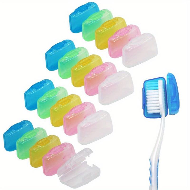 20 Pack Toothbrush Head Covers Portable Caps Case Protector Home Outdoor